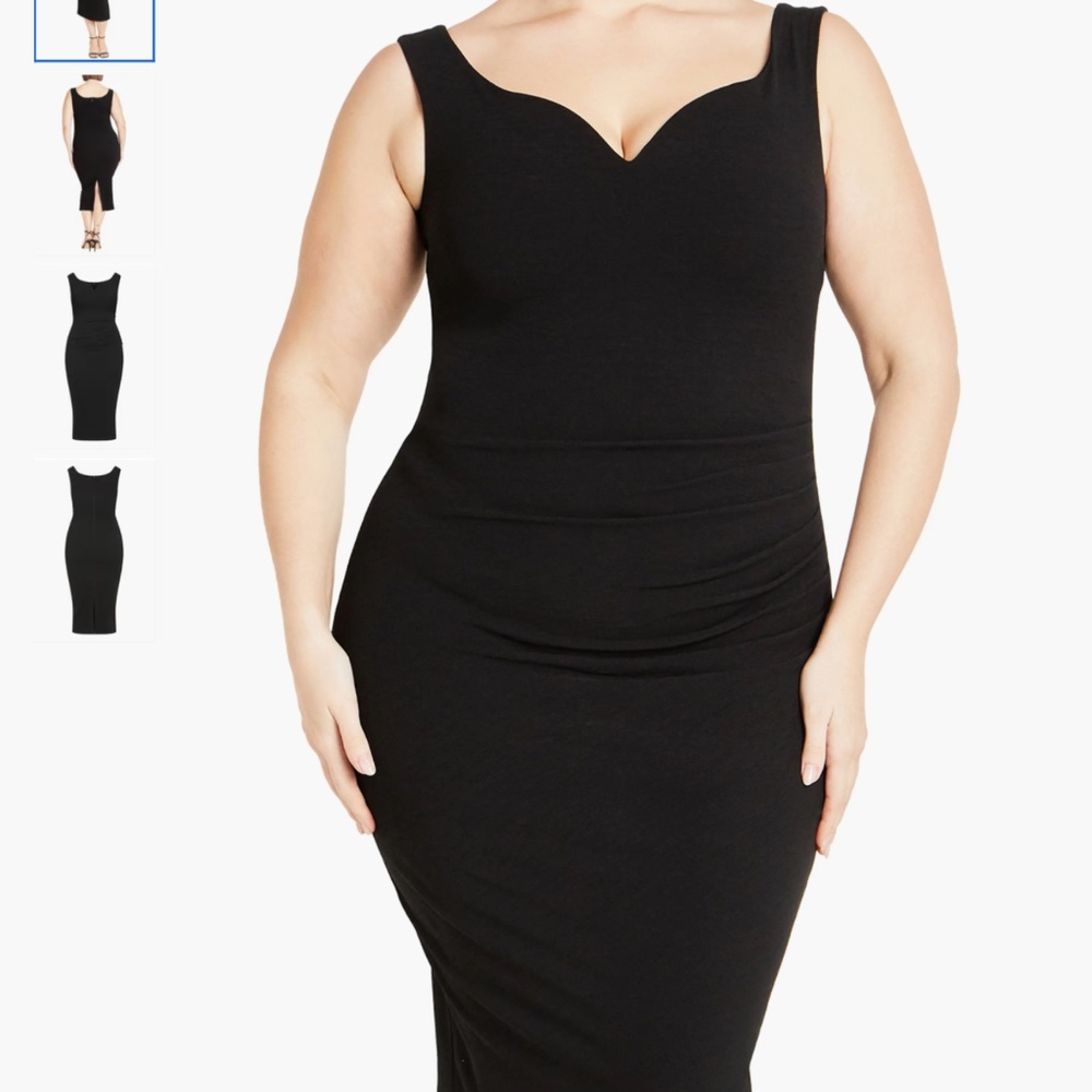 City Chic Kiana Stretch Crepe Sheath Dress (Plus) L/20W